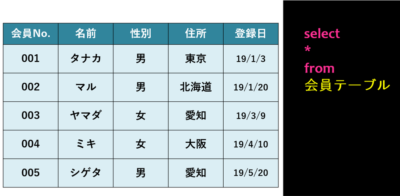 SQL抽出
